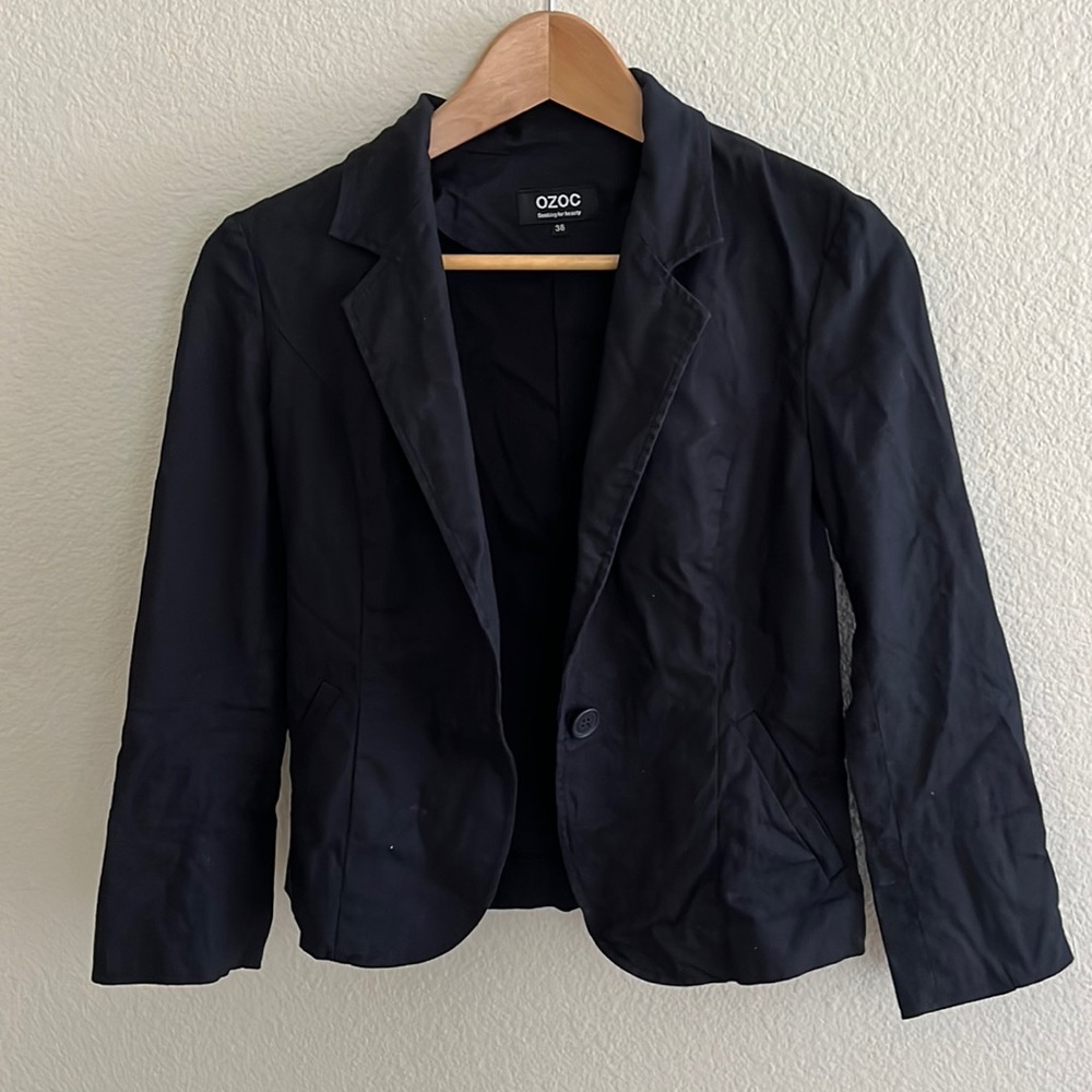 Ozoc Black Blazer Size 38